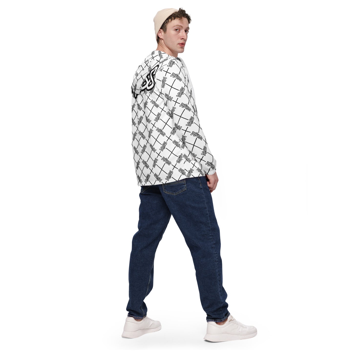 Driss Pattern Men’s windbreaker