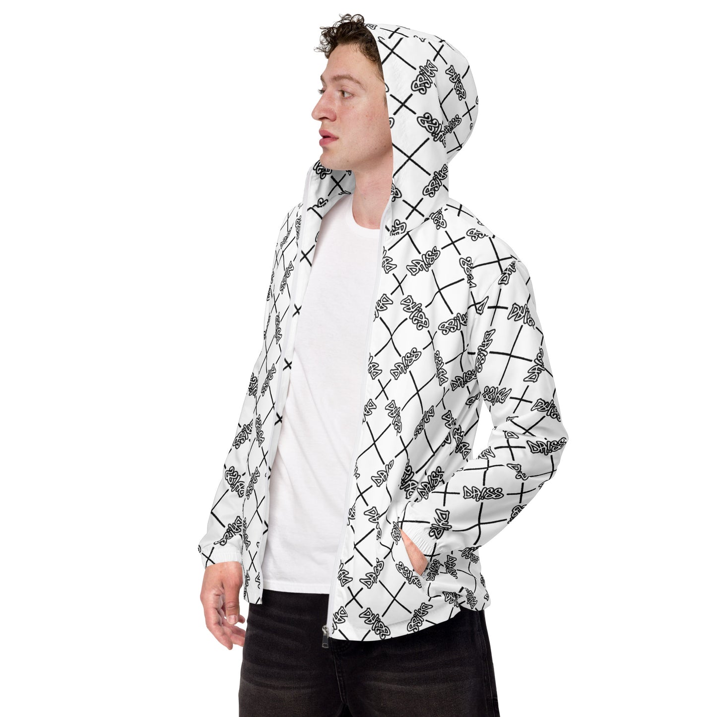 Driss Pattern Men’s windbreaker