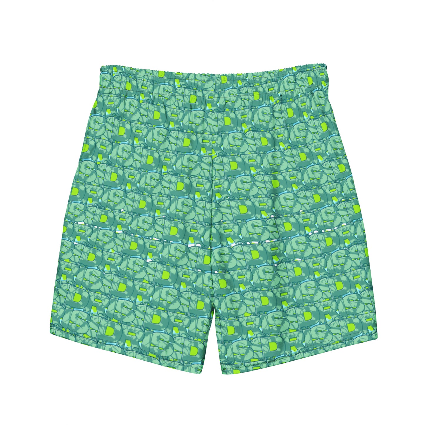 Driss "St. Patrick Special" All-Over Print Recycled Swim Trunks