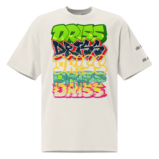 DR!SS - "Grafitty Overhaul" Oversized faded t-shirt