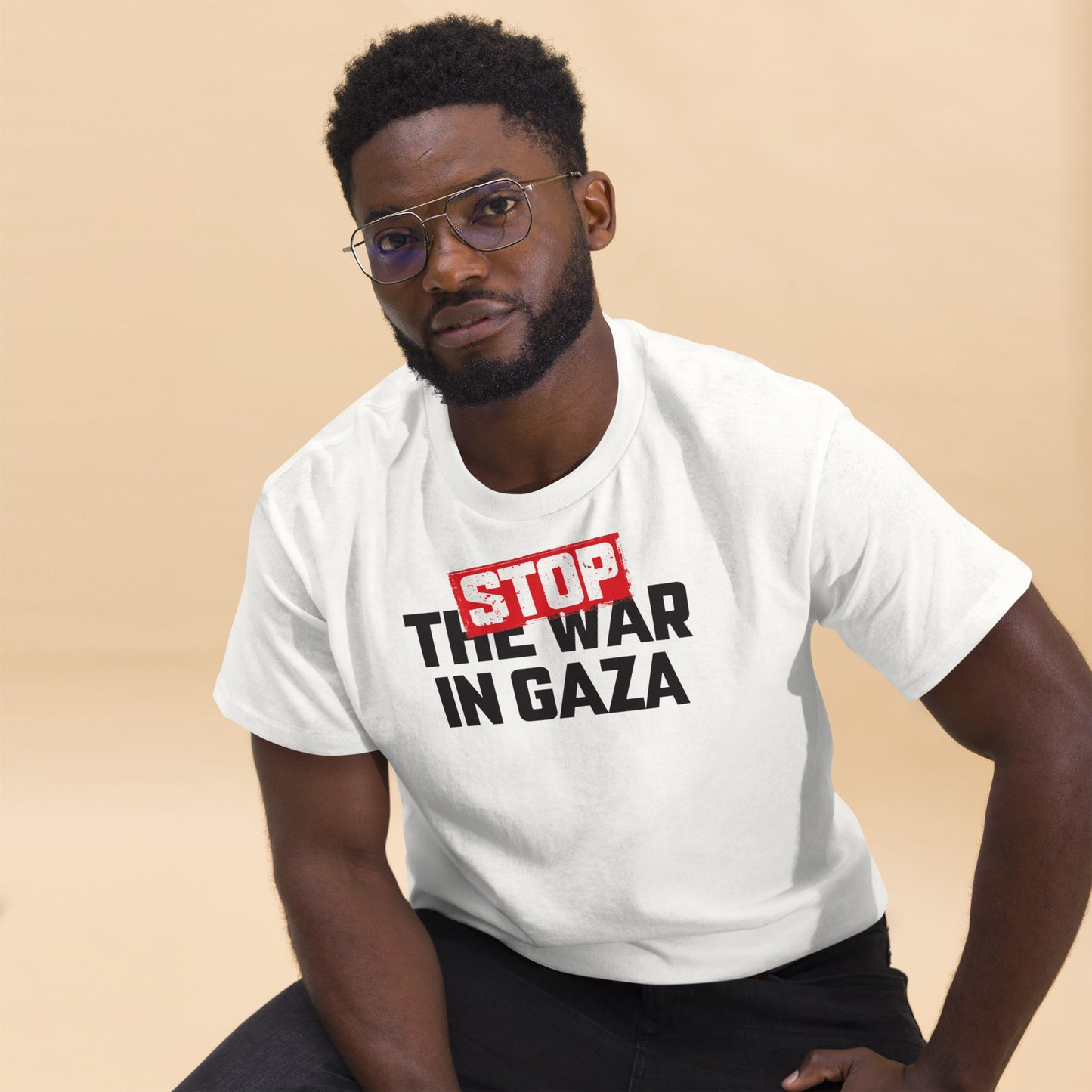 Stand for Justice: "Stop the War in Gaza" Unisex T-Shirt