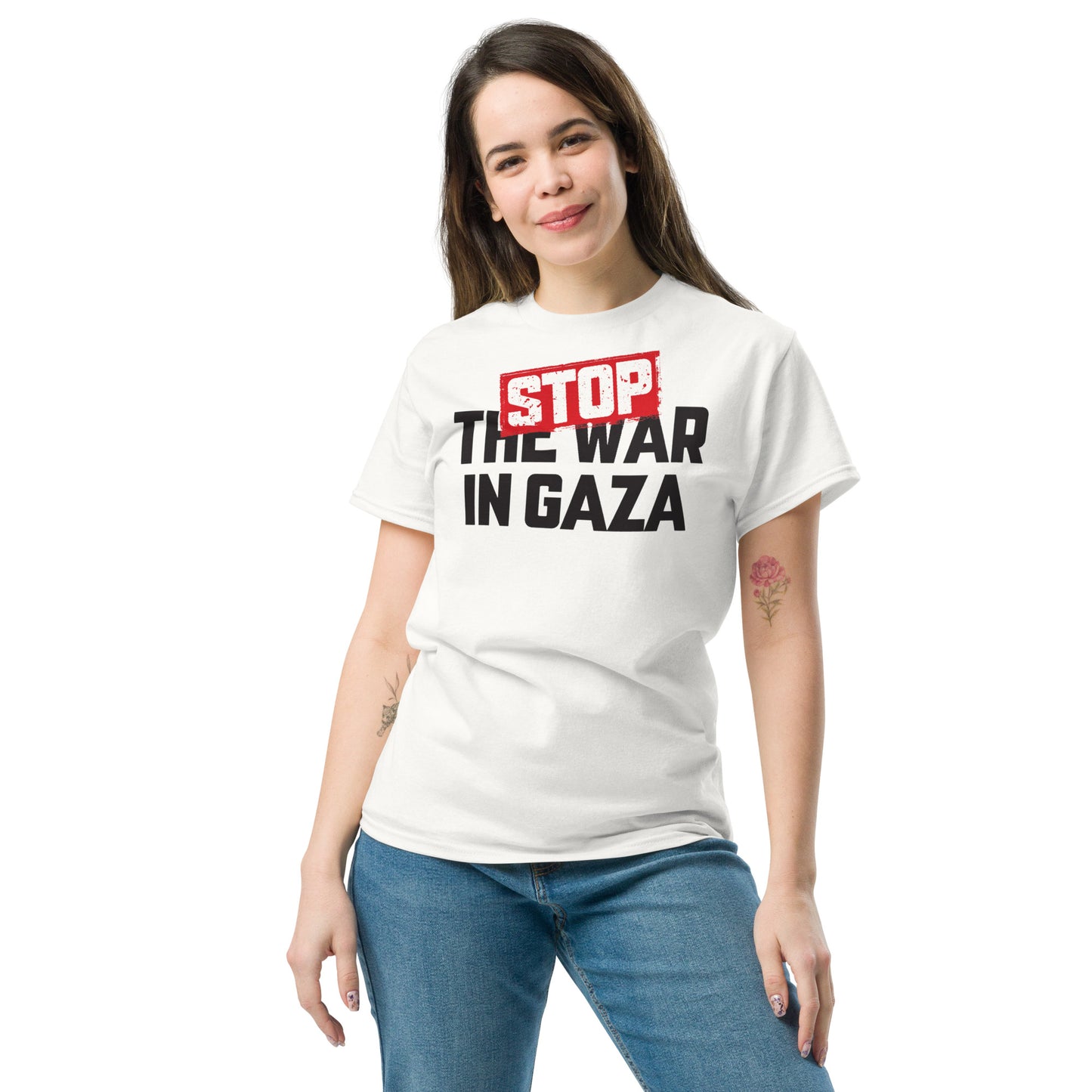 Stand for Justice: "Stop the War in Gaza" Unisex T-Shirt