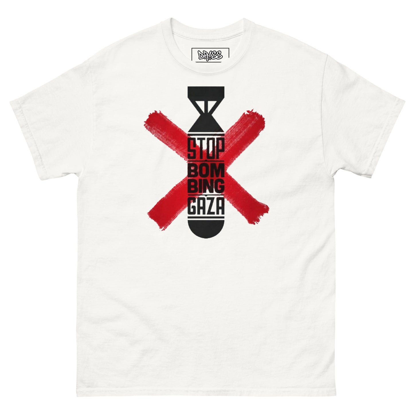 Stand for Justice: "Stop Bombing" Unisex T-Shirt